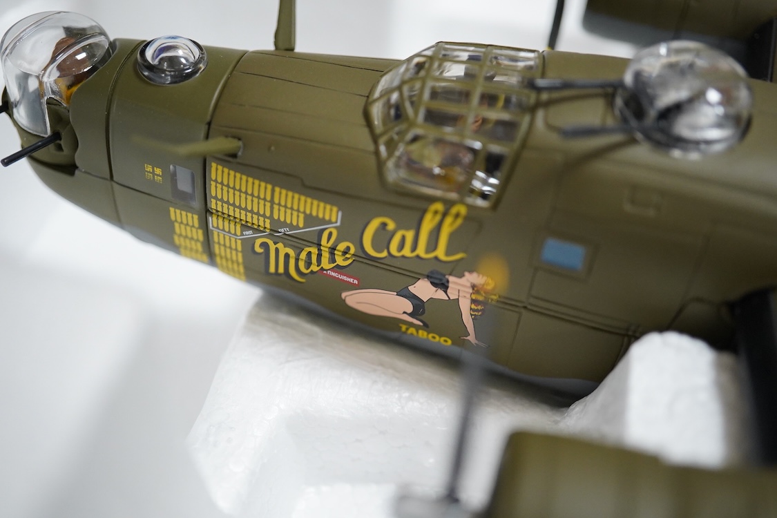 Three boxed 1:72 scale Corgi Aviation Archive aircraft; a Short Sutherland Mk.III, a Consolidated Catalina Mk.IVa, and a B-24 Liberator